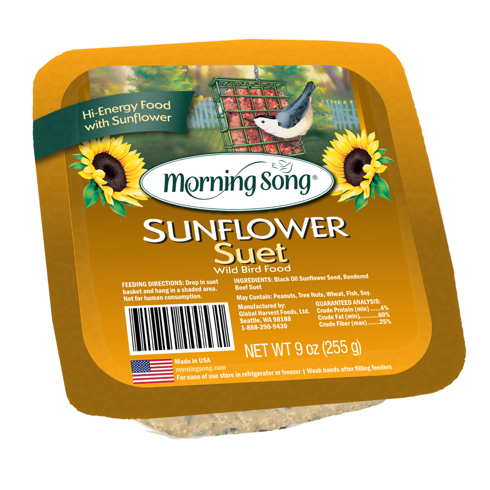 slide 1 of 1, Morning Song Sunflower Suet, 9 oz