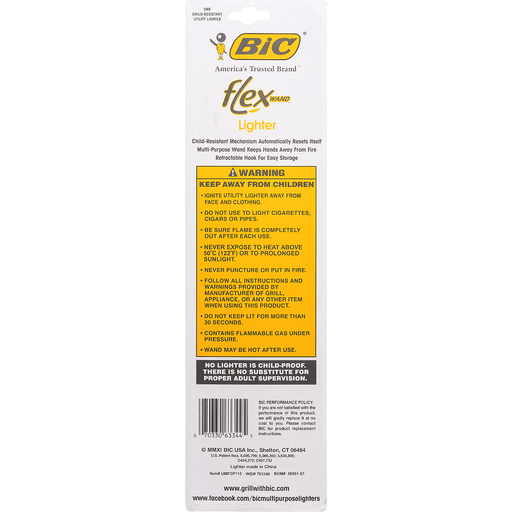 slide 7 of 9, BIC Multipurpose Flex Wand Lighter Gray, 1 ct