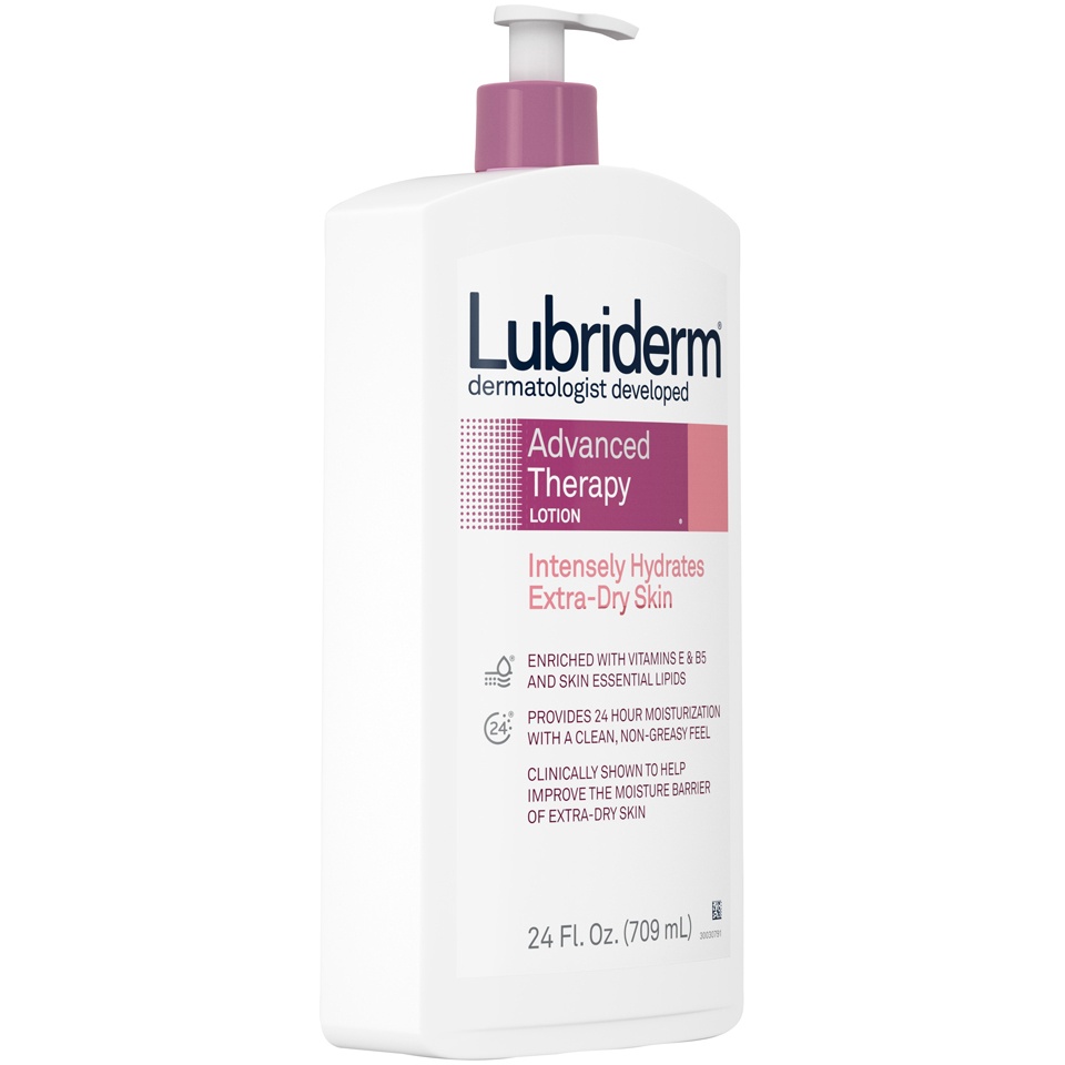 slide 2 of 6, Lubriderm Advanced Therapy Lotion For Extra Dry Skin, 24 fl oz