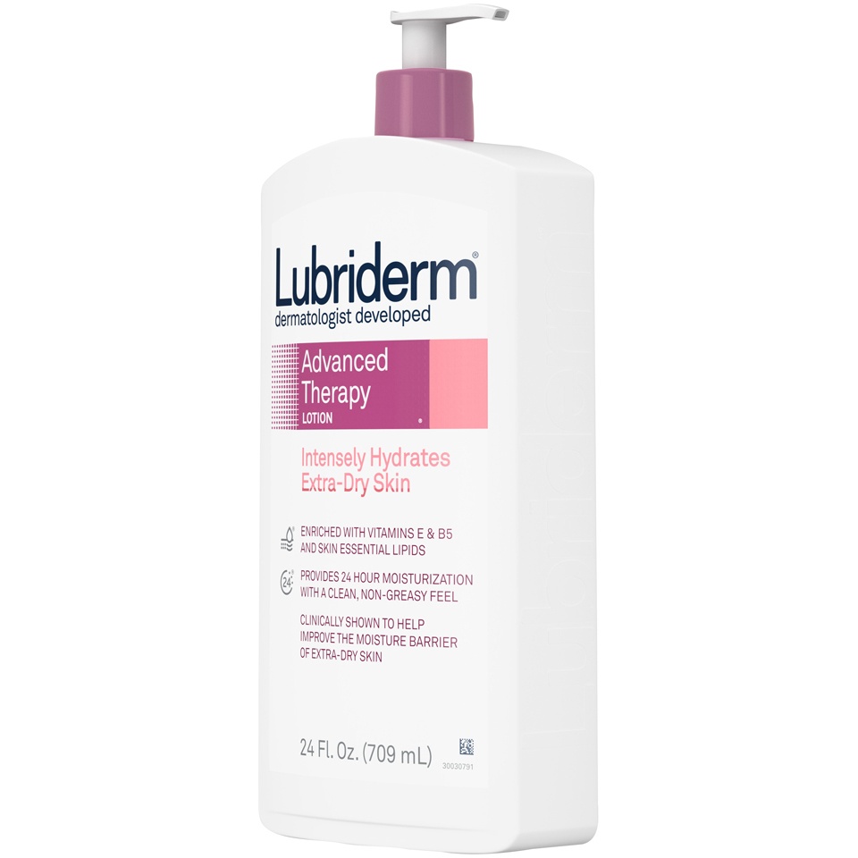 slide 3 of 6, Lubriderm Advanced Therapy Lotion For Extra Dry Skin, 24 fl oz