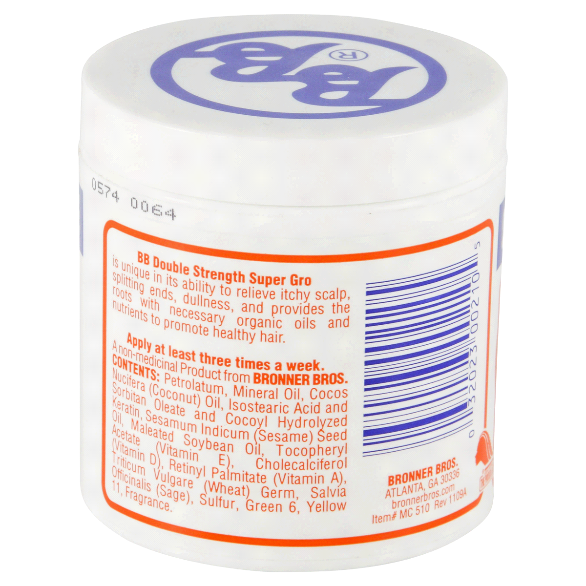 slide 4 of 4, BB Bronner Bros Super Gro, 6 Oz, 6 oz