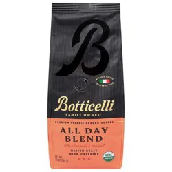 Botticelli All Day Blend Organic Medium Roast Ground Coffee 10 oz