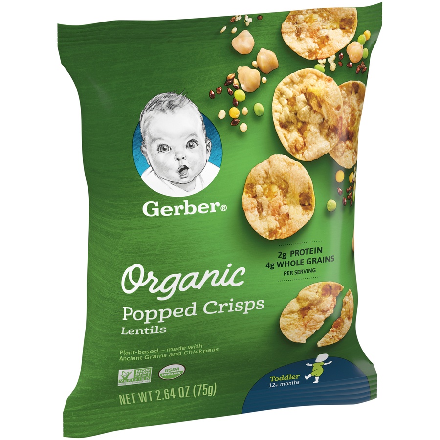 slide 7 of 7, Gerber Popped Crisps 2.64 oz, 2.64 oz