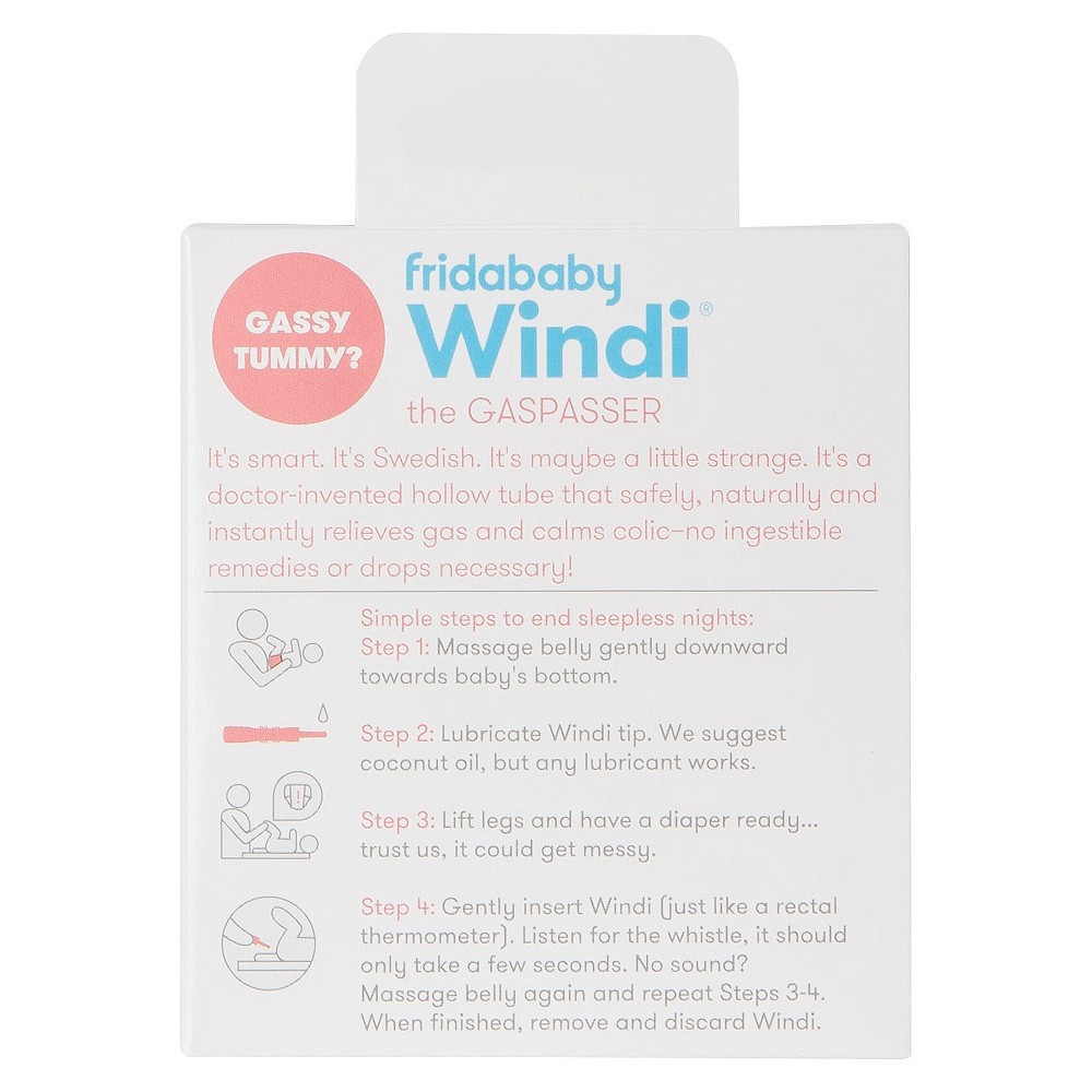 slide 5 of 5, Fridababy Windi The Gaspasser, 10 ct
