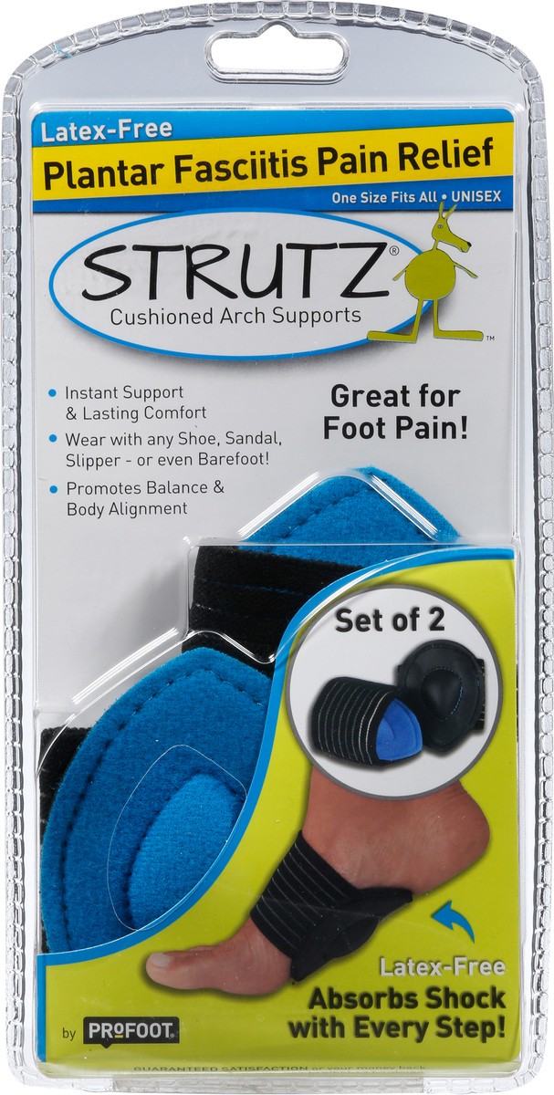 slide 6 of 9, PROFOOT Strutz Cushioned Arch Supports, 1 pair