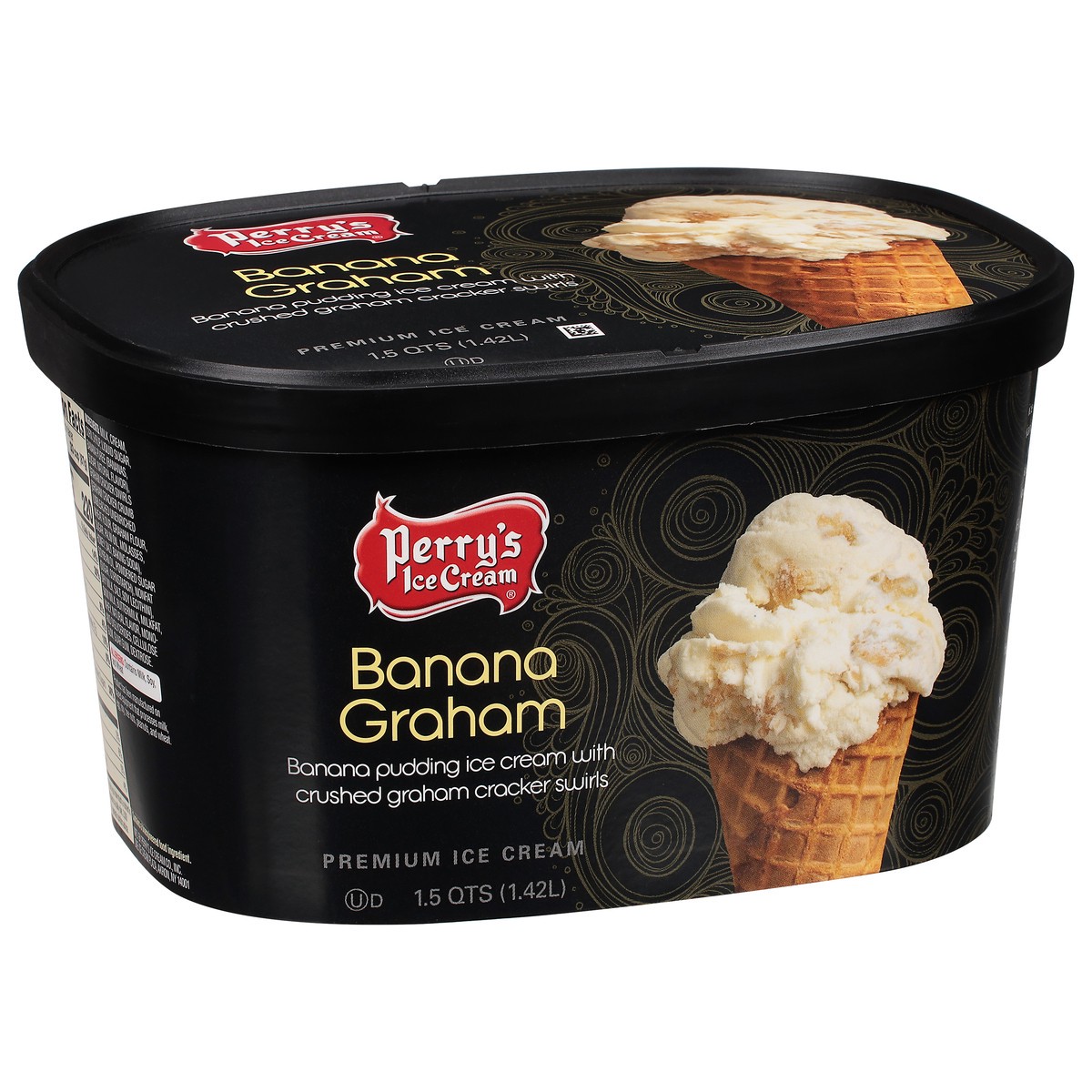 slide 2 of 9, Perry's Ice Cream Banana Graham Premium Ice Cream 1.5 qt, 1.5 qt