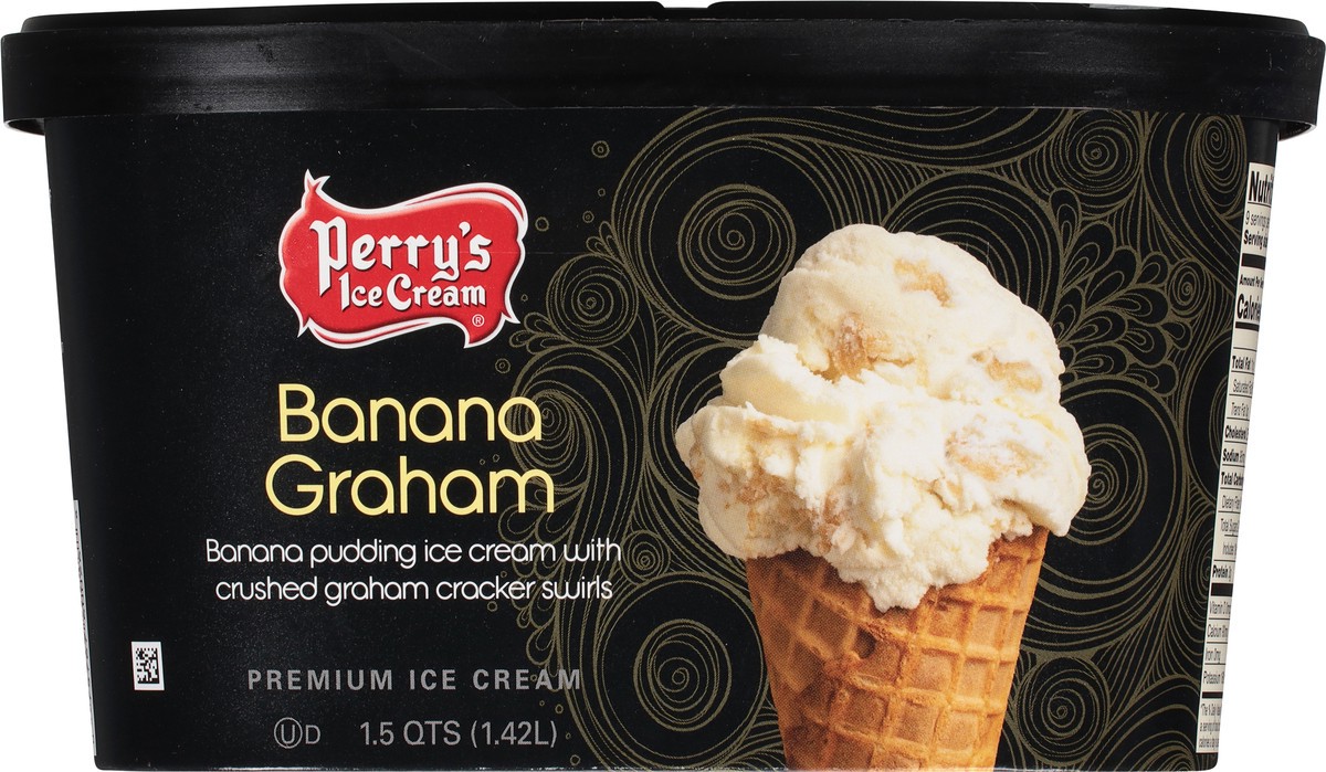 slide 3 of 9, Perry's Ice Cream Banana Graham Premium Ice Cream 1.5 qt, 1.5 qt