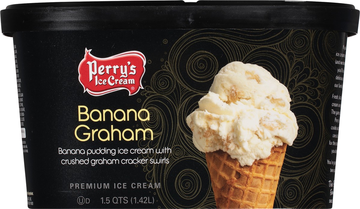 slide 6 of 9, Perry's Ice Cream Banana Graham Premium Ice Cream 1.5 qt, 1.5 qt