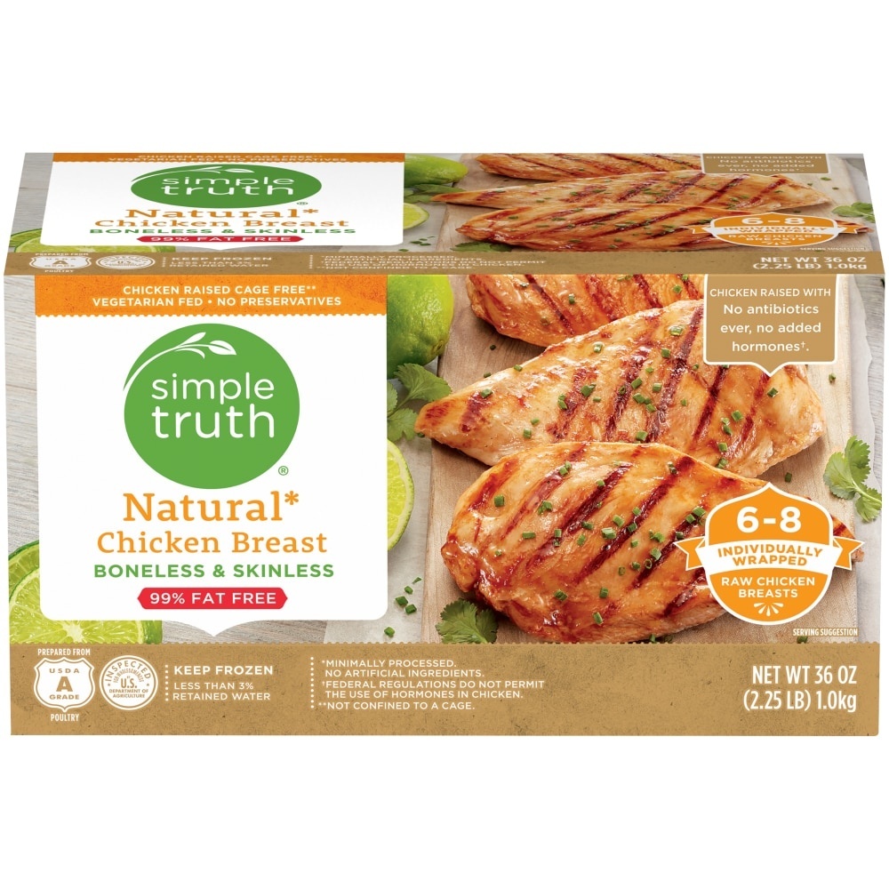 slide 1 of 1, Simple Truth Natural Chicken Breast, 2.25 lb