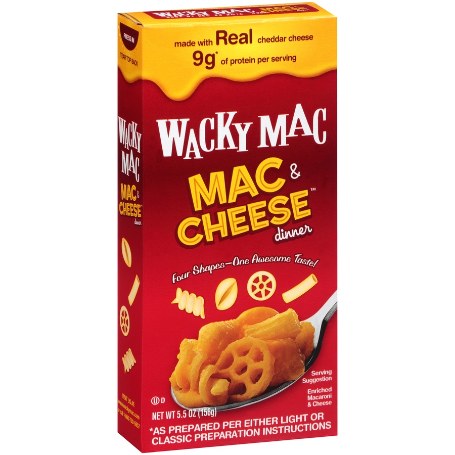 slide 2 of 8, Wacky Mac & Cheese Dinner - 5.5oz, 5.5 oz