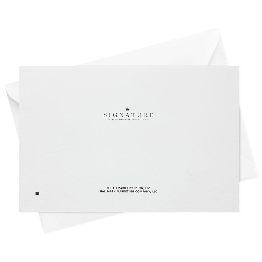 slide 3 of 5, Hallmark Signature Wedding Card (Wishing You a Happy Life Together) E30, 1 ct