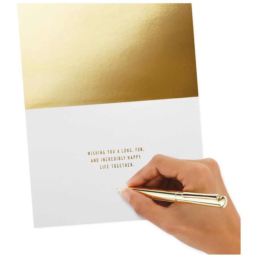 slide 5 of 5, Hallmark Signature Wedding Card (Wishing You a Happy Life Together) E30, 1 ct