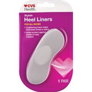 slide 1 of 1, CVS Health Heel Liners For All Shoes, 1 Pair, 1 ct