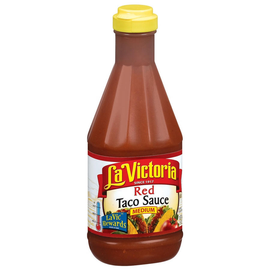 slide 2 of 3, LA VICTORIA Medium Red Taco Sauce, 