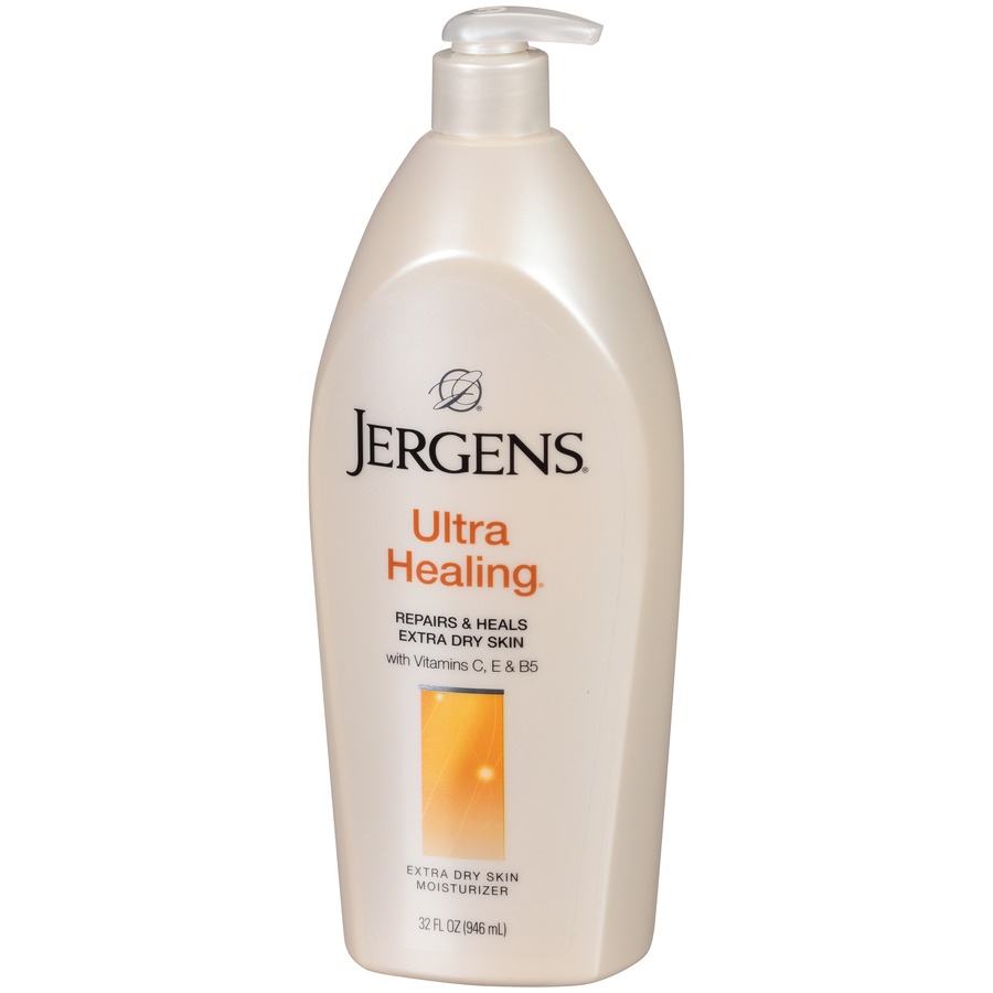 slide 3 of 7, Jergens Ultra Healing Extra Dry Skin Moisturizer, 32 fl oz