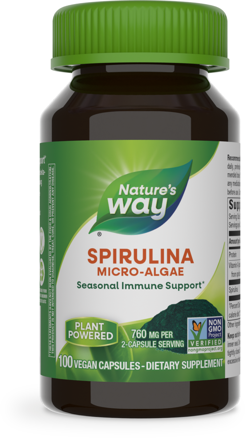 slide 1 of 1, Nature's Way Spirulina Micro-Algae, 100 ct