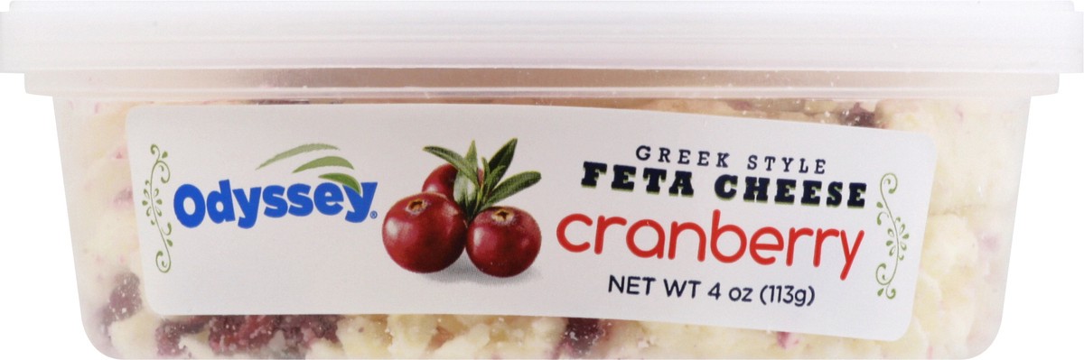 slide 4 of 11, Odyssey Greek Style Cranberry Feta Cheese 4 oz, 4 oz