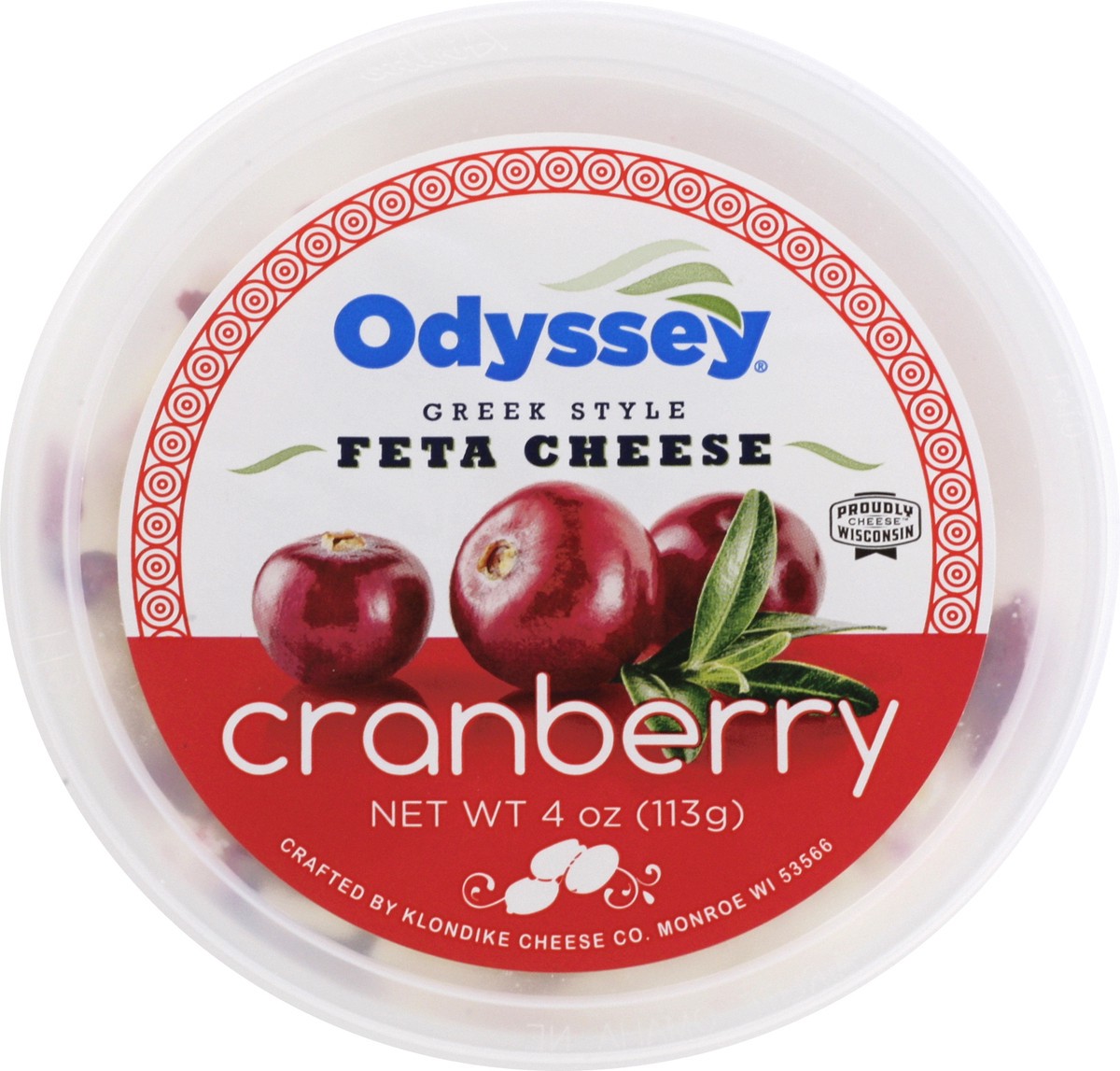 slide 6 of 11, Odyssey Greek Style Cranberry Feta Cheese 4 oz, 4 oz