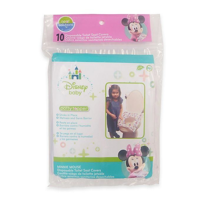 slide 1 of 1, Hamco Neat Solutions Minnie Mouse Bow-tique Potty Topper, 10 ct