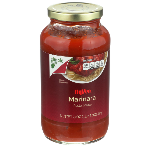 slide 1 of 1, Hy-vee Marinara Pasta Sauce, 23 oz
