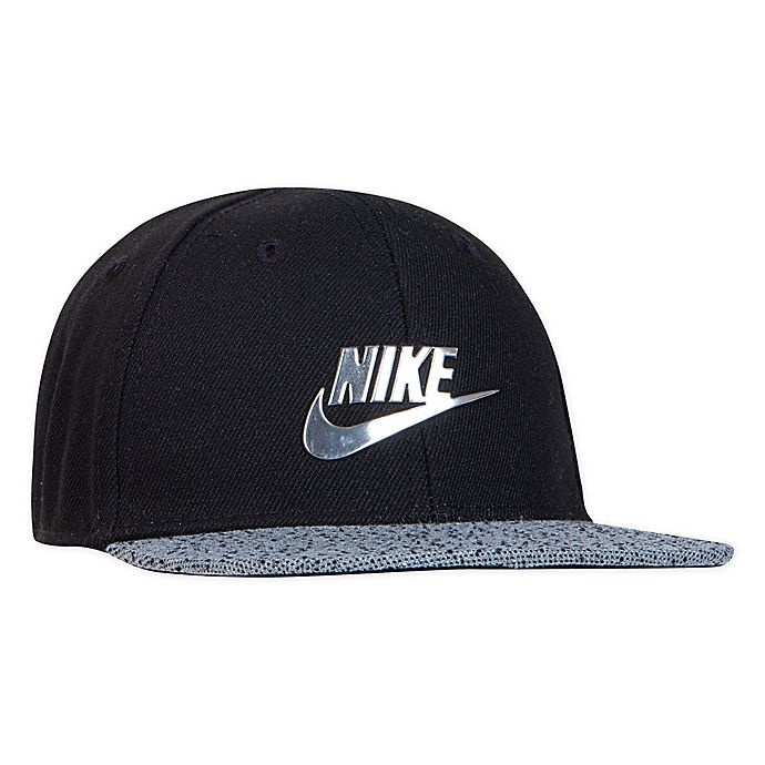 slide 1 of 2, Nike Infant Metal Futura Cap - Black, 1 ct