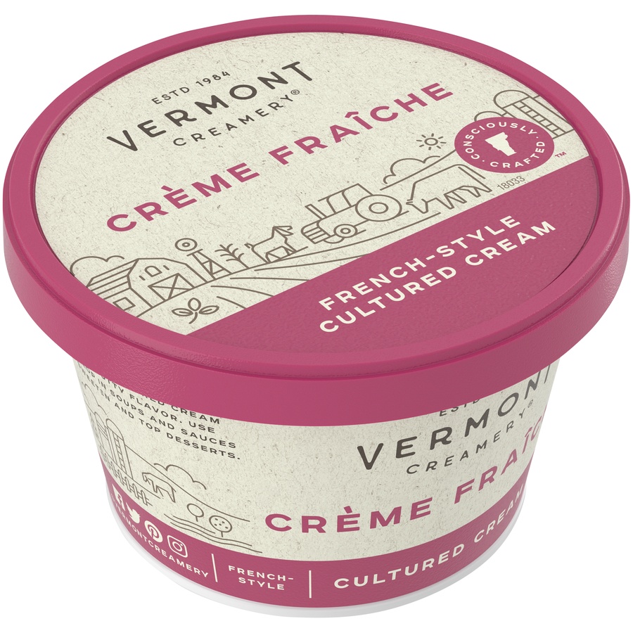 slide 2 of 8, Vermont Creamery French-Style Creme Fraiche 8 oz, 8 oz