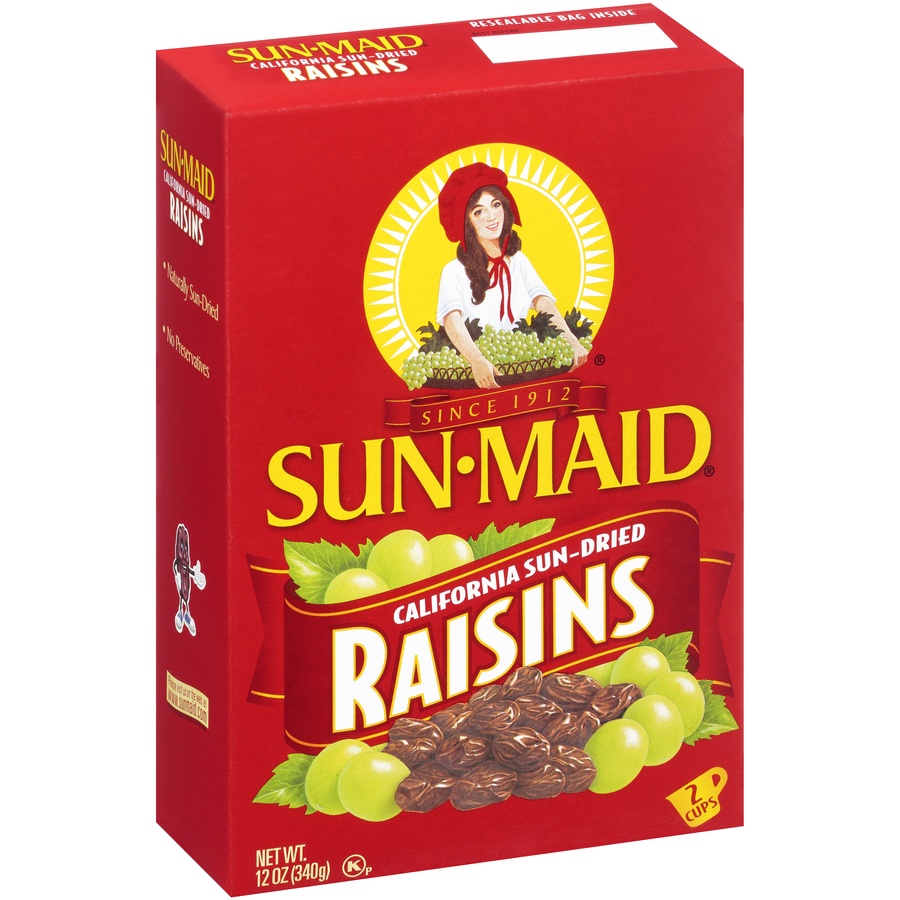 slide 2 of 8, Sun-Maid California Sun-Dried Raisins 12 oz, 12 oz