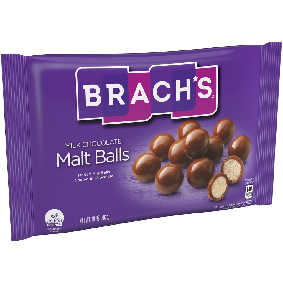 slide 7 of 8, Ferrara Candy Company Brach's Milk Chocolate Malt Balls, 10 oz