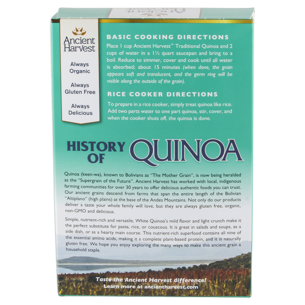 slide 6 of 6, Ancient Harvest Traditional Quinoa 14.4 oz, 12 oz