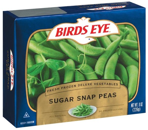 slide 1 of 1, Birds Eye Sugar Snap Peas 8 oz, 8 oz