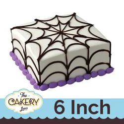 The Cakery 6 Inch Spidey's Web Cake