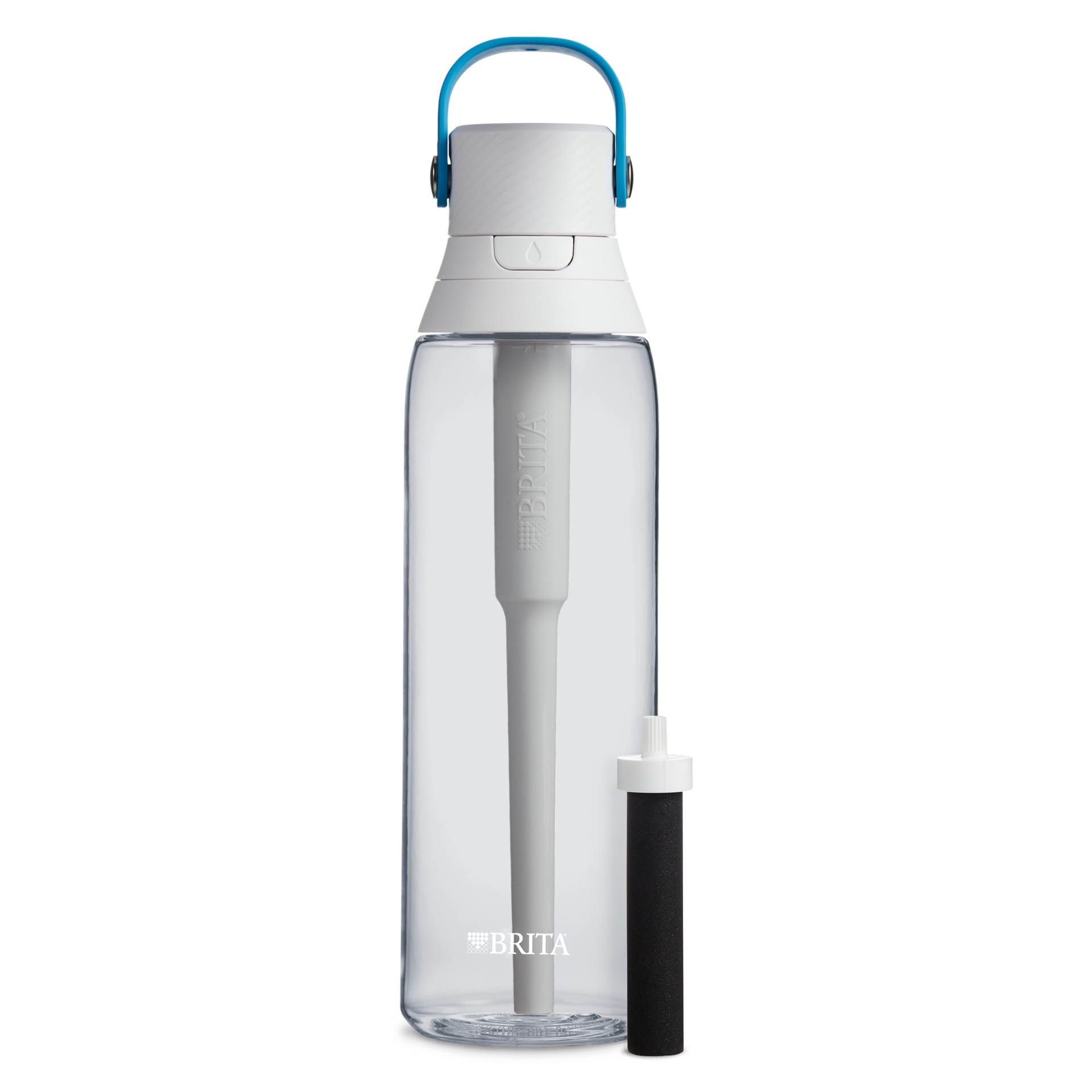 slide 1 of 5, Brita Premium Filtering Water Bottle with Filter BPA Free - Clear, 26 oz