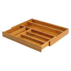 Bamboo Expandable Flatware Drawer Organizer - Threshold