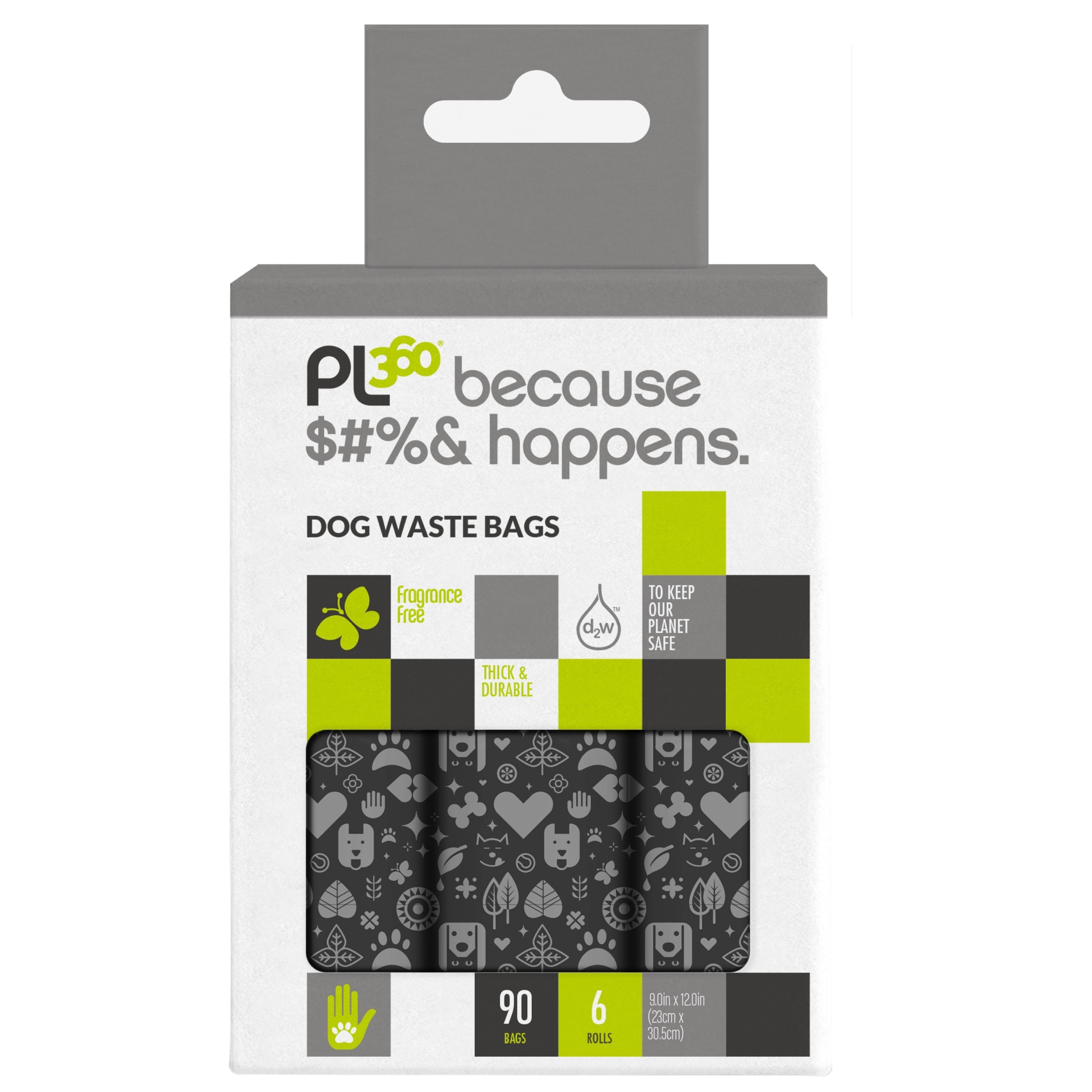 slide 1 of 5, PL360 Dog Waste Bags, 90 ct