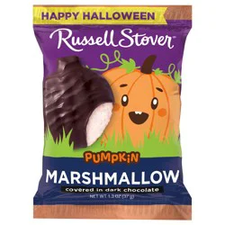 RUSSELL STOVER Halloween Dark Chocolate Marshmallow Candy Pumpkin
