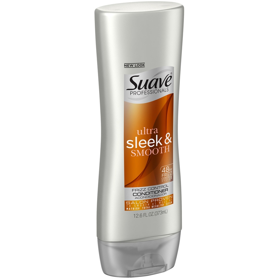 slide 2 of 4, Suave Professionals Conditioner Sleek Dry Frizzy Hair, 12.6 fl oz