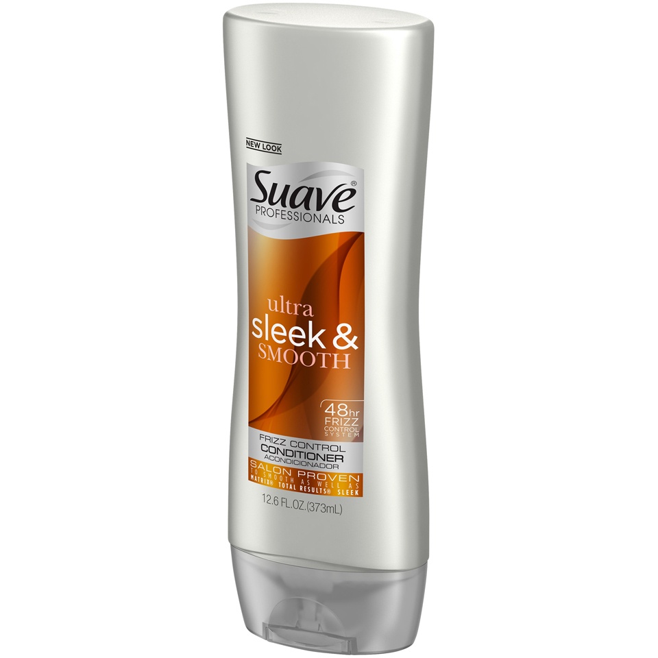 slide 3 of 4, Suave Professionals Conditioner Sleek Dry Frizzy Hair, 12.6 fl oz