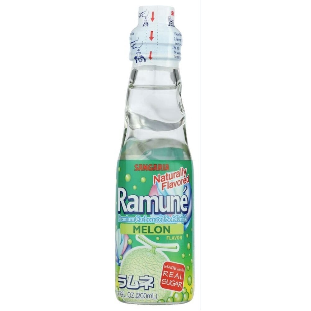 slide 1 of 4, Ramune Ace Asiana Ramune Melon, 200 ml