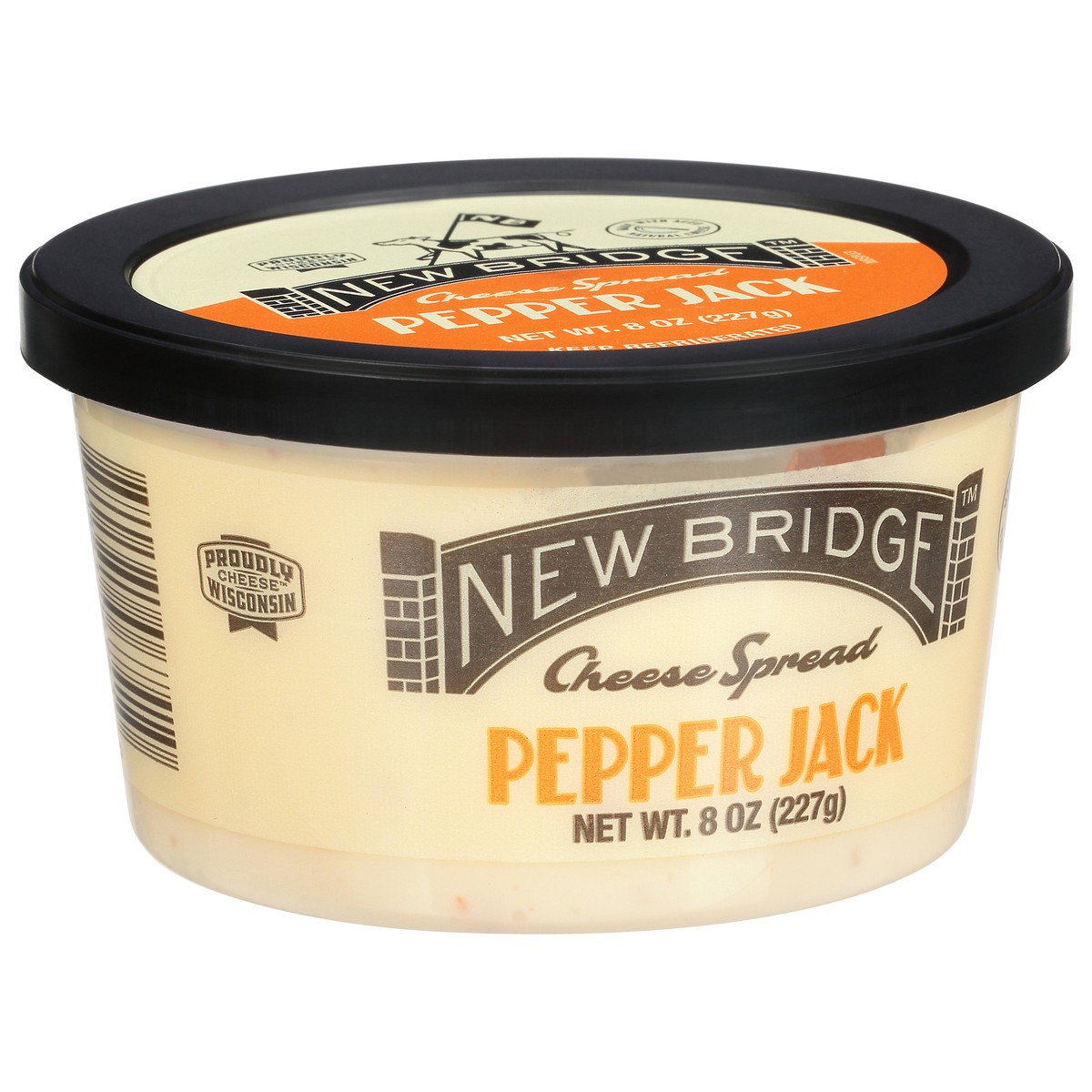 slide 2 of 9, New Bridge Pepper Jack Cheese Spread - 8 Oz, 8 oz