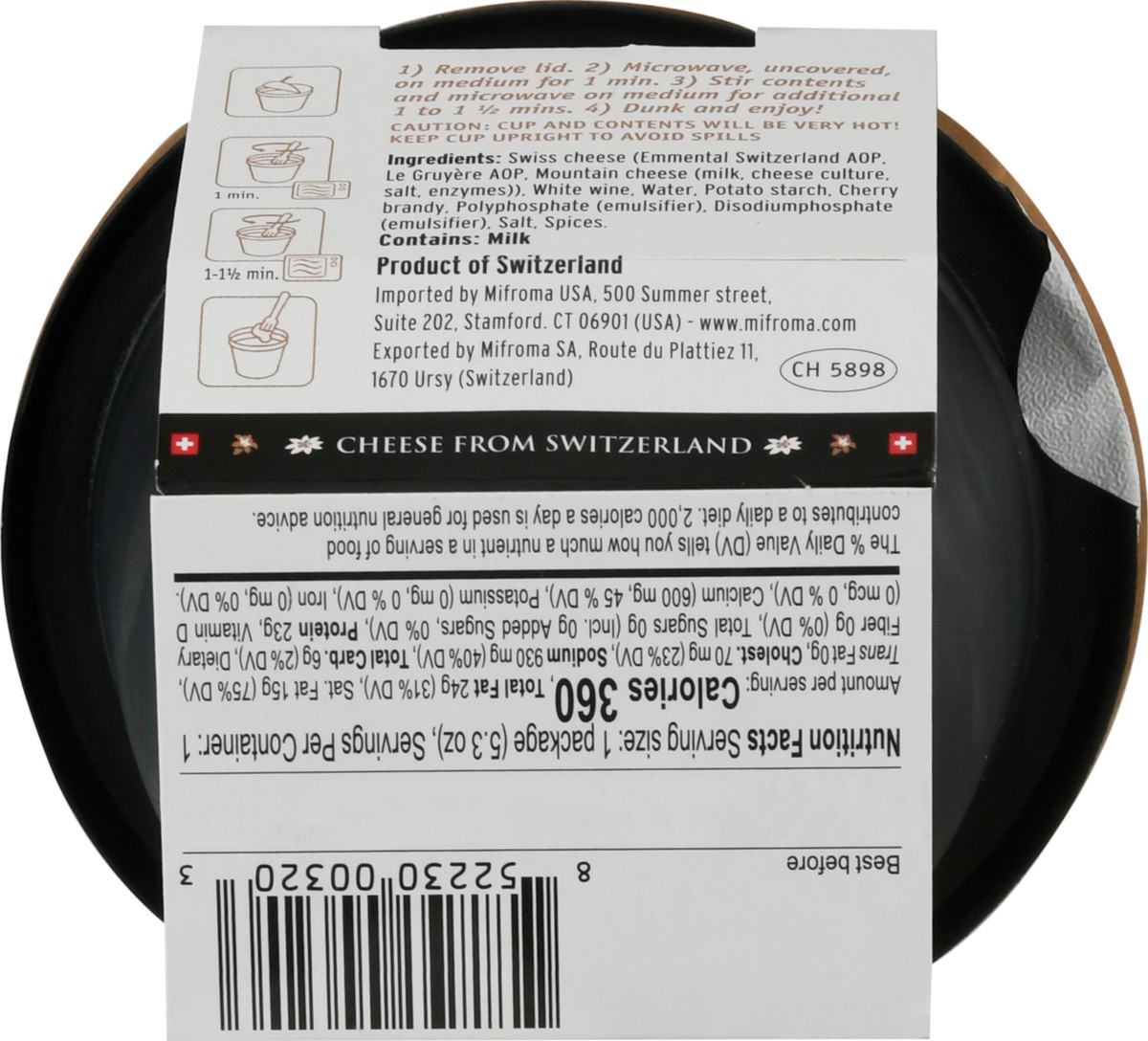 slide 2 of 13, Mifroma Cup Fondue Express Chse, 5.3 oz