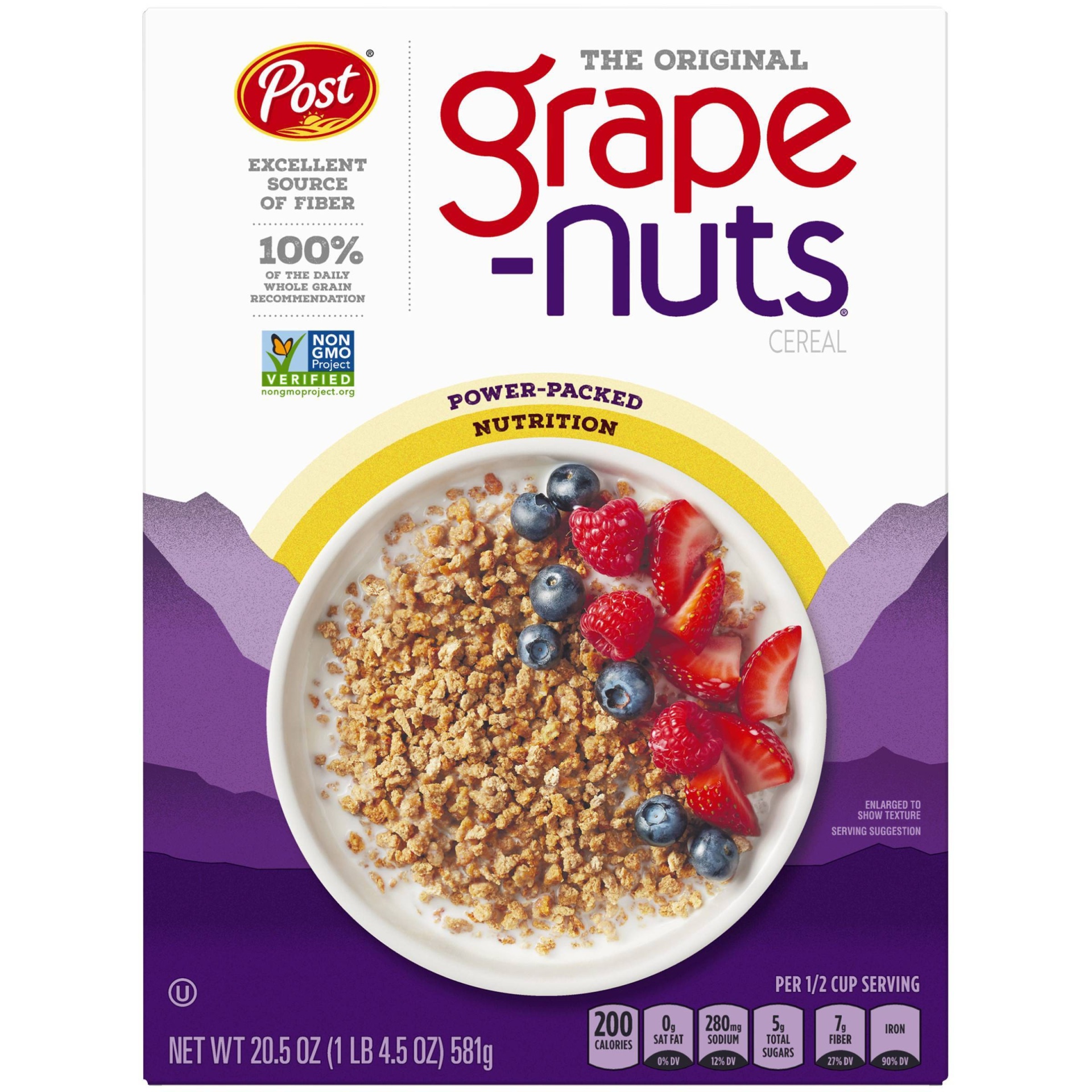 slide 1 of 1, Post Grape Nuts Cereal, 20.5 oz