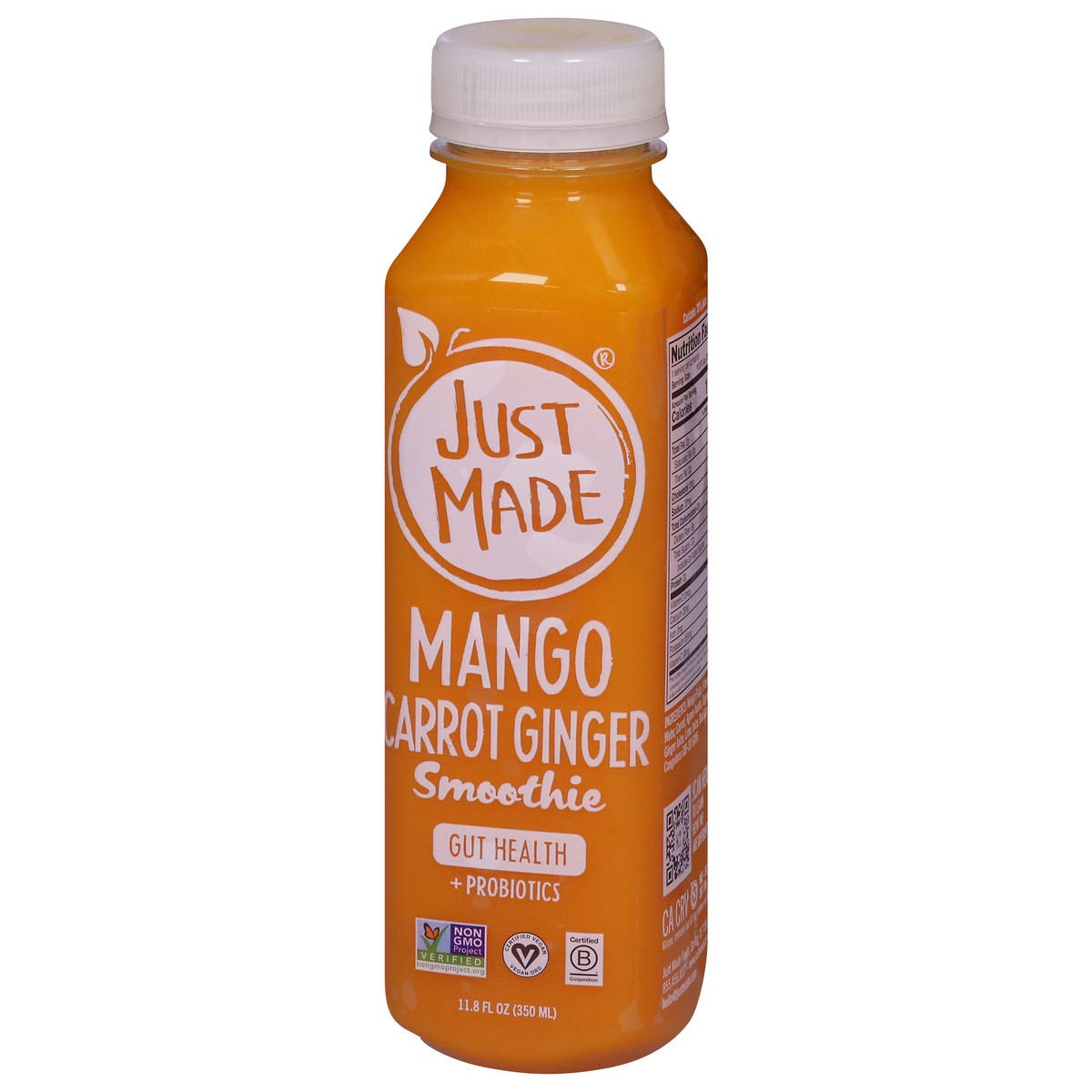slide 8 of 9, Just Made Mango Carrot Ginger Smoothie 11.8 fl oz, 11.8 fl oz