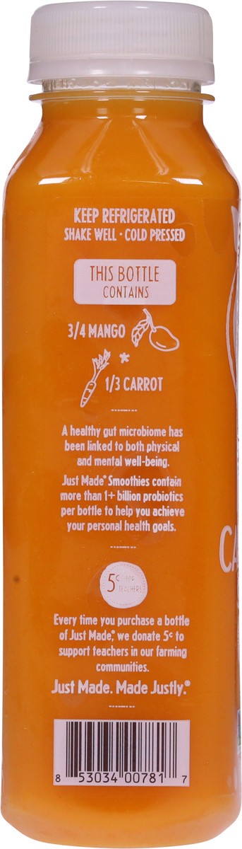 slide 3 of 9, Just Made Mango Carrot Ginger Smoothie 11.8 fl oz, 11.8 fl oz