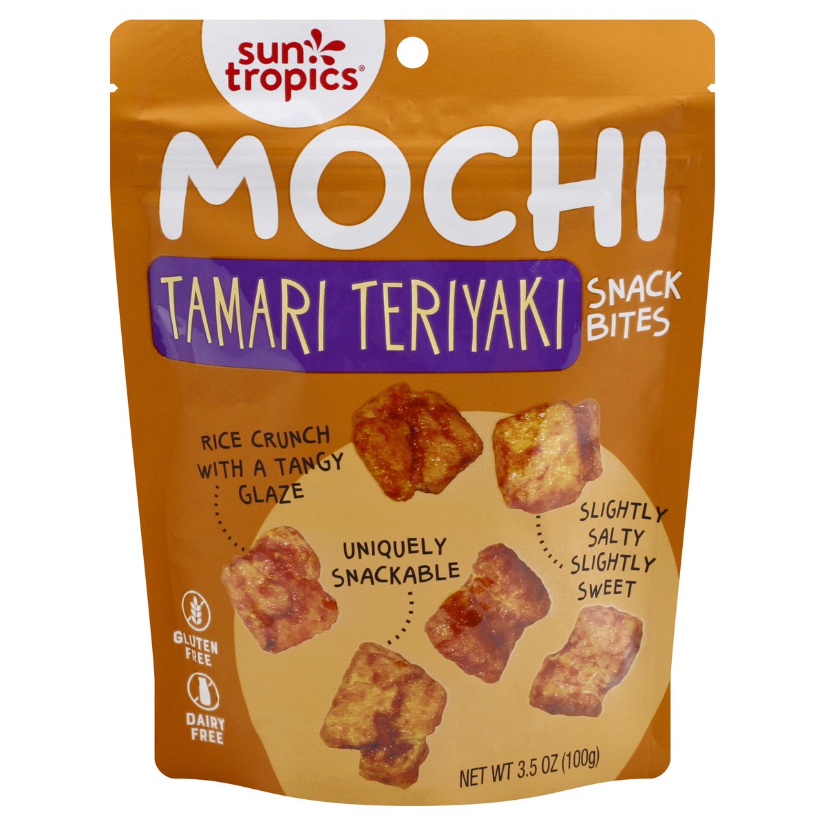 slide 8 of 12, Sun Tropics Mochi Tamari Teriyaki Snack Bites 3.5 oz, 3.5 oz