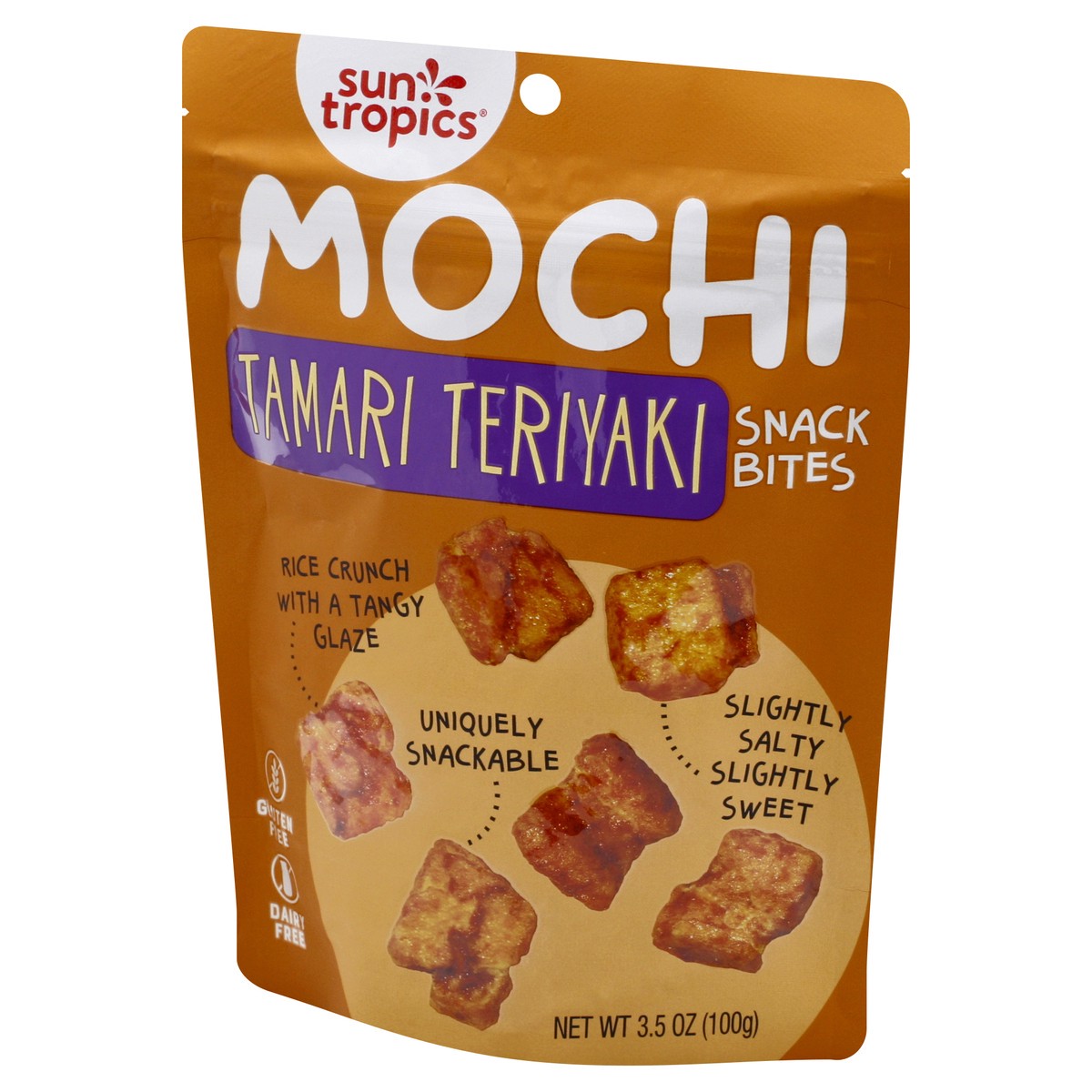 slide 6 of 12, Sun Tropics Mochi Tamari Teriyaki Snack Bites 3.5 oz, 3.5 oz