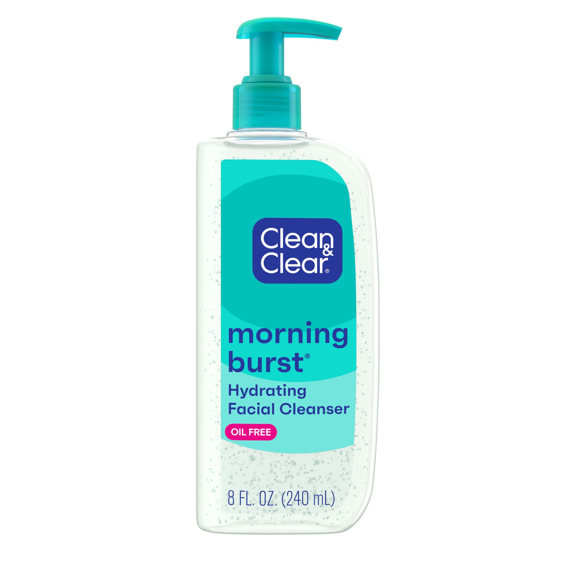 slide 1 of 8, Clean & Clear Morning Burst Oil-Free Hydrating Face Cleanser, 8 fl. oz, 8 fl oz