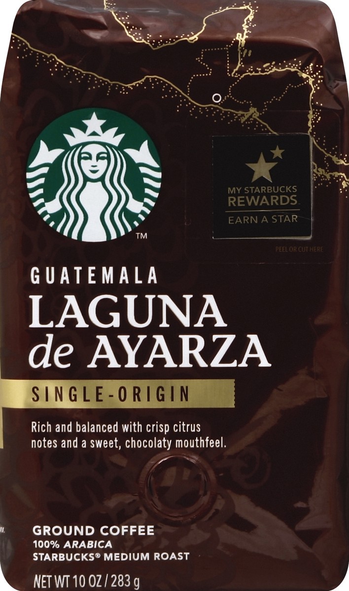 slide 4 of 4, Starbucks Guatemala Laguna de Ayarza Medium Roast Ground Coffee, 10 oz