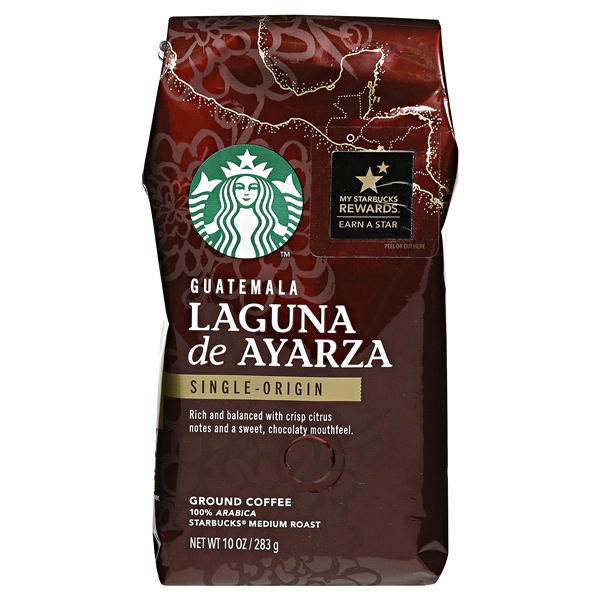 slide 1 of 4, Starbucks Guatemala Laguna de Ayarza Medium Roast Ground Coffee, 10 oz