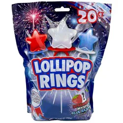 Flix Red White Blue Lollipops