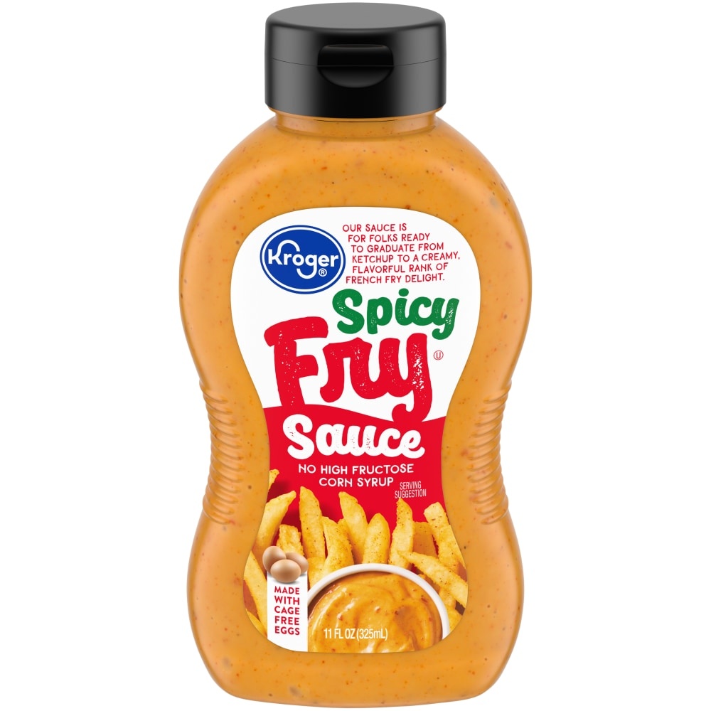 slide 1 of 1, Kroger Spicy Fry Sauce, 11 fl oz